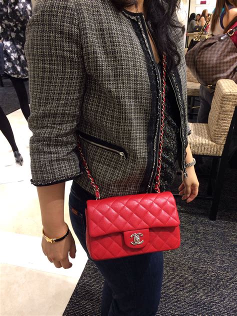 chanel mini red replica